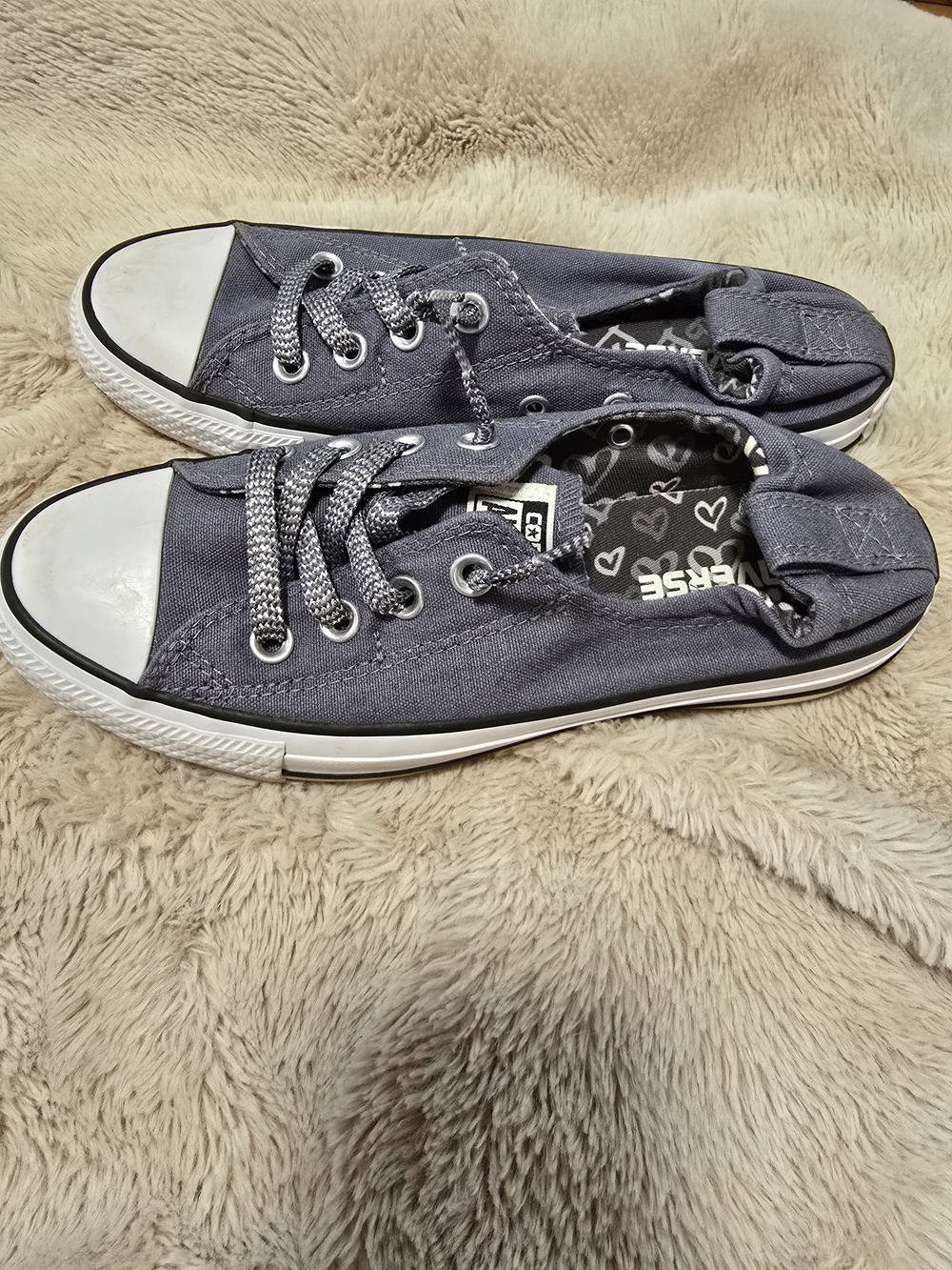 Converse Chuck Taylor All Star Shoreline Slip On Sneakers Gray Women's Size 7 - Picture 2 of 4